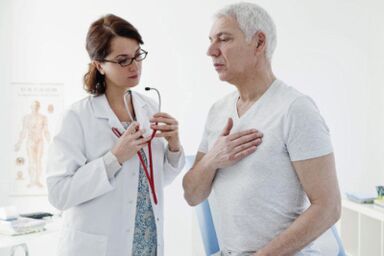 Examinarea unui pacient cu semne de osteocondroză a coloanei vertebrale toracice